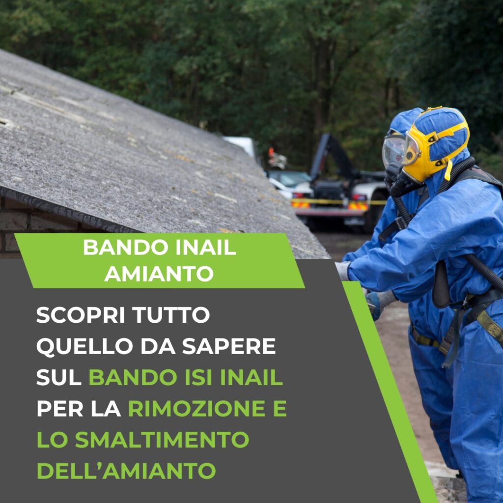 BANDO INAIL PER RIMOZIONE E SMALTIMENTO AMIANTO