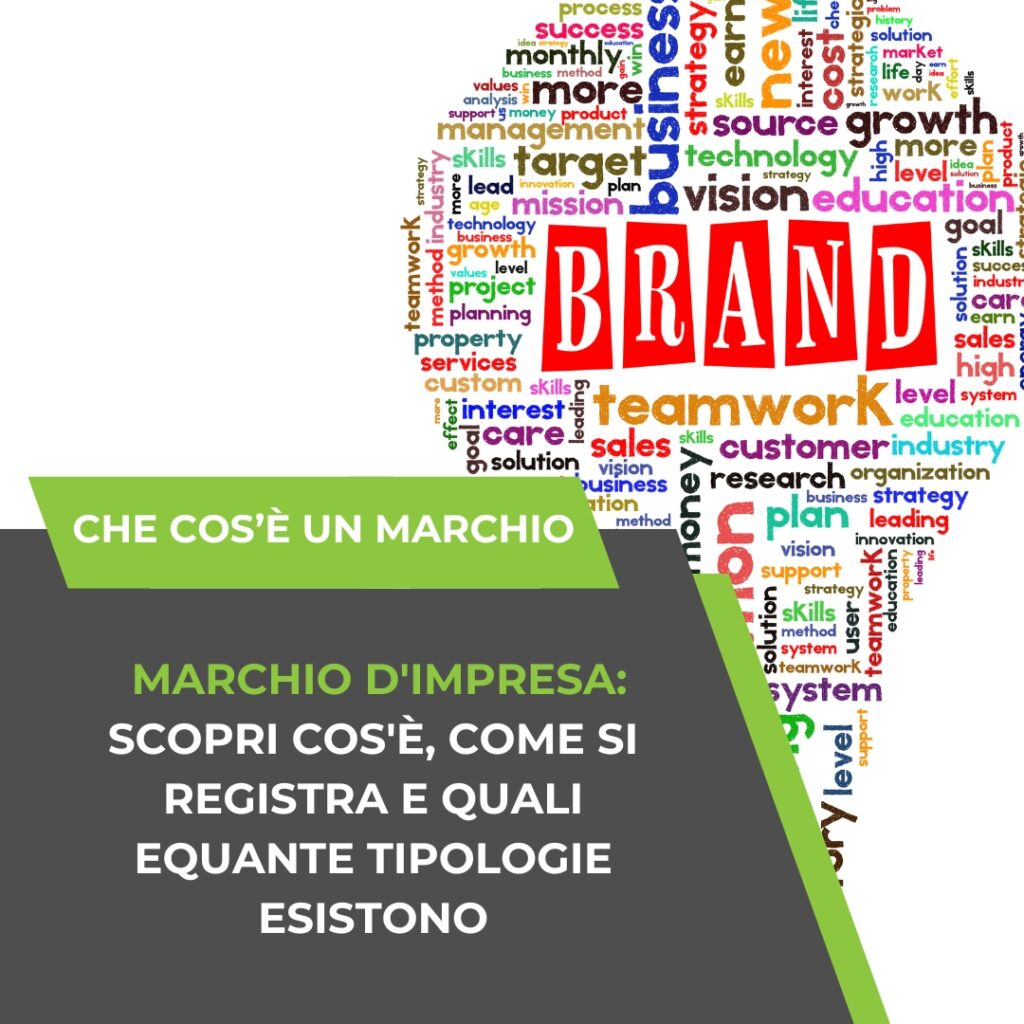 MARCHIO D'IMPRESA: COS'È, COME SI REGISTRA E QUALI TIPOLOGIE ESISTONO