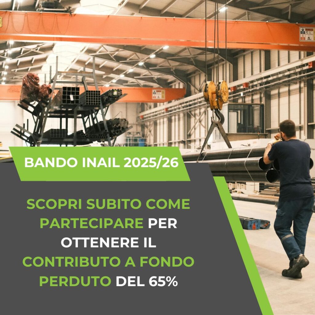 Il Bando Isi Inail è una agevolazione per le imprese che prevede un contributo a fondo perduto del 65% delle spese ammissibili, fino a un massimo di 130.000 euro di contributo, per incentivare la realizzazione di progetti di investimento finalizzati al miglioramento delle condizioni di salute e di sicurezza dei lavoratori rispetto alle condizioni preesistenti in azienda.