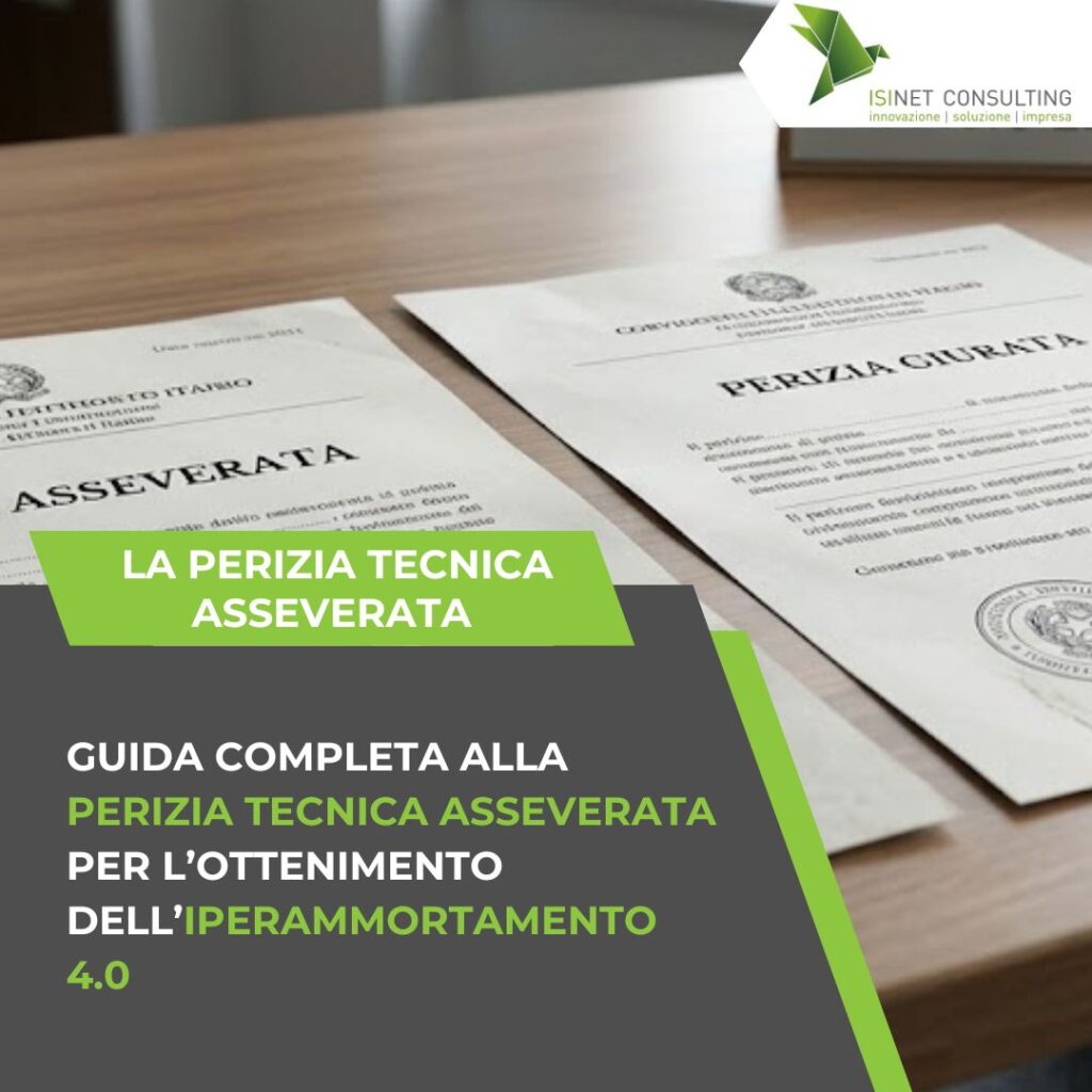 La perizia tecnica asseverata per l'iperammortamento